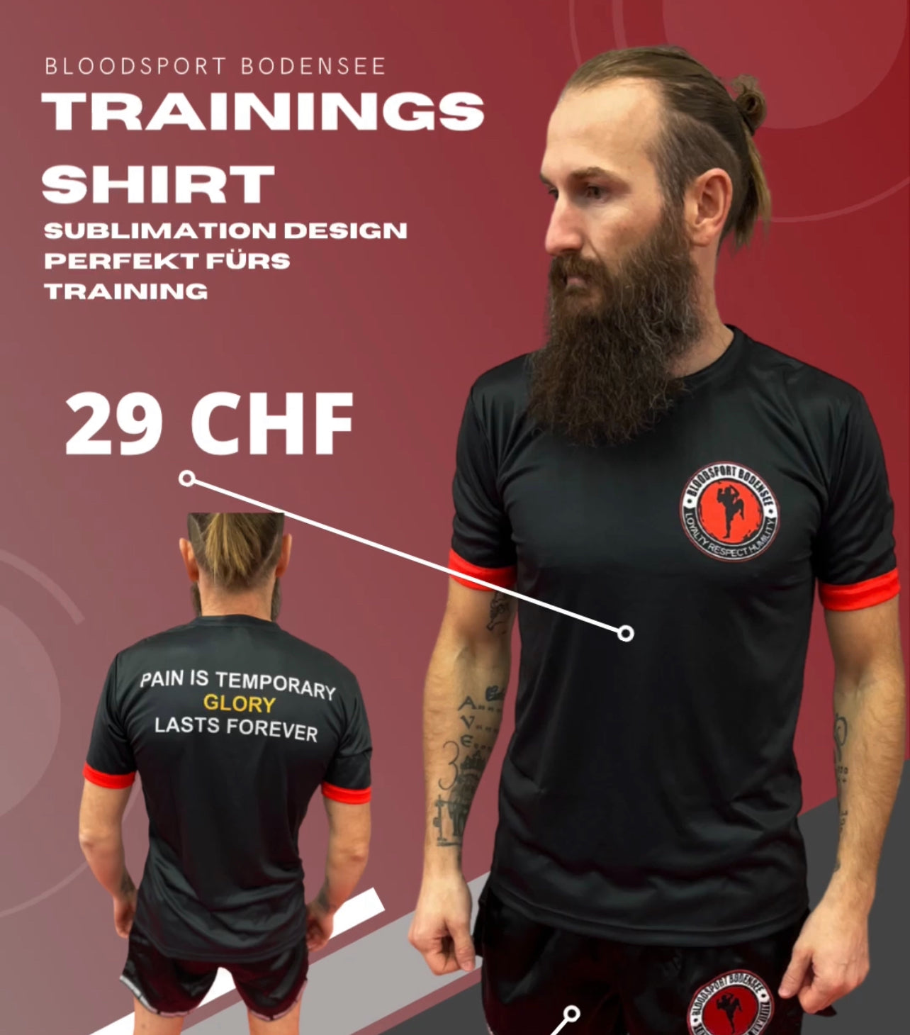 Trainingsshirt schwarz